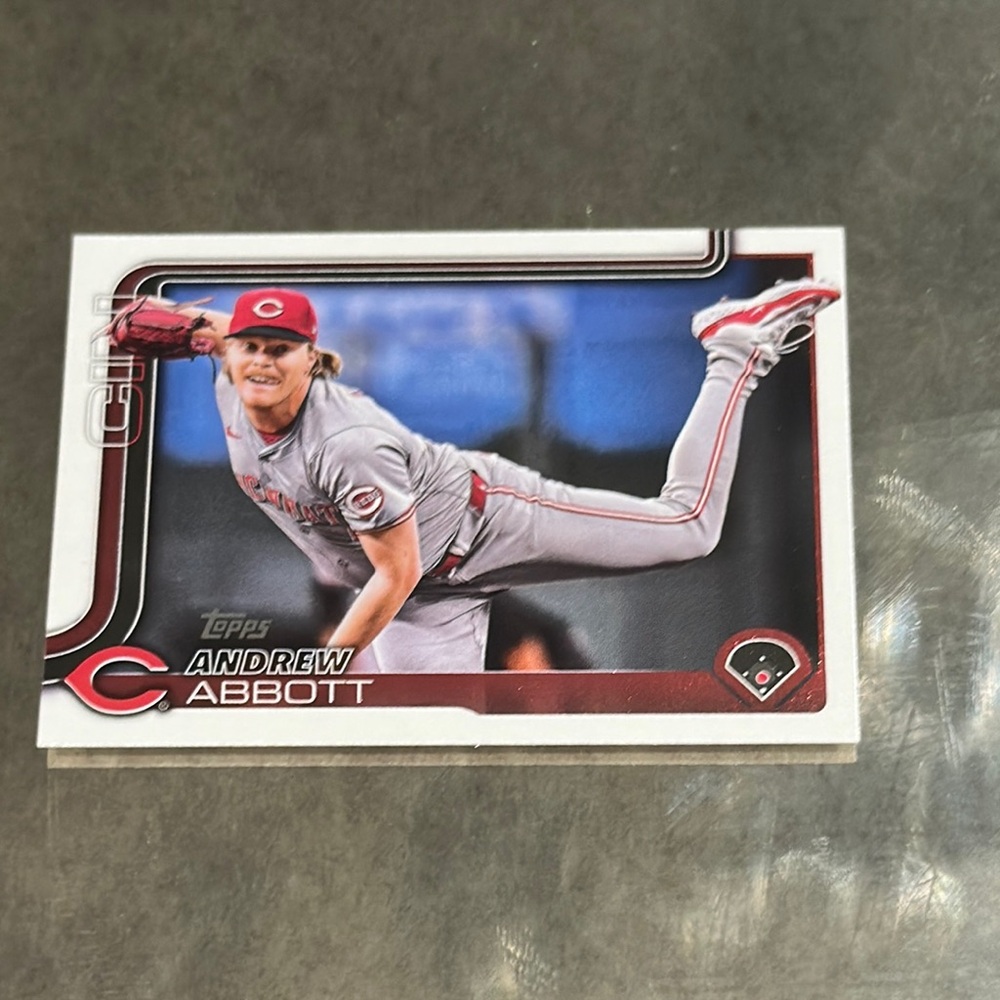 Topps Card - Gray and Red Design